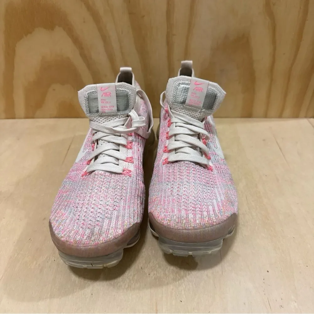 Nike Air Vapormax Flyknit 3 Phantom Pink White AJ6910-008 Womens Size 9.5